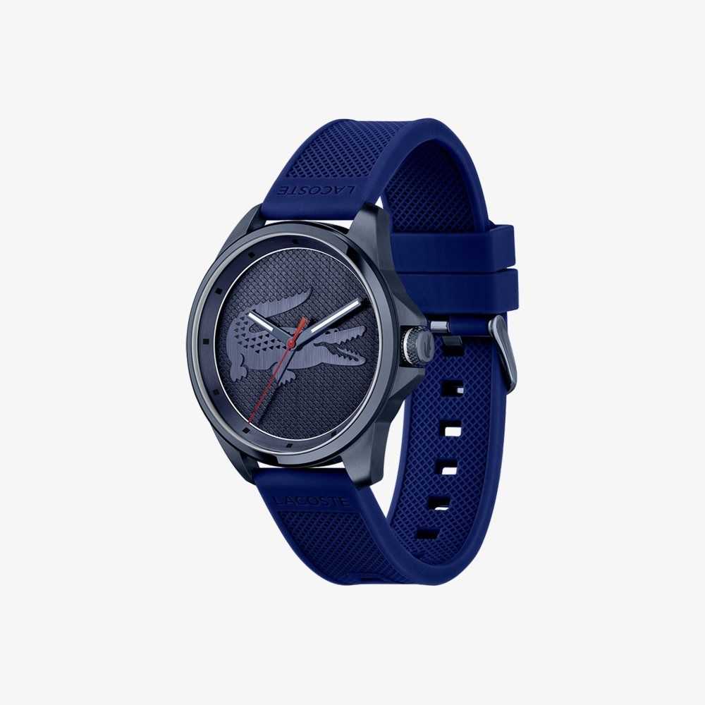 Lacoste Le Croc 3 Hands Blue Silikon Blå | YMAUH-4560