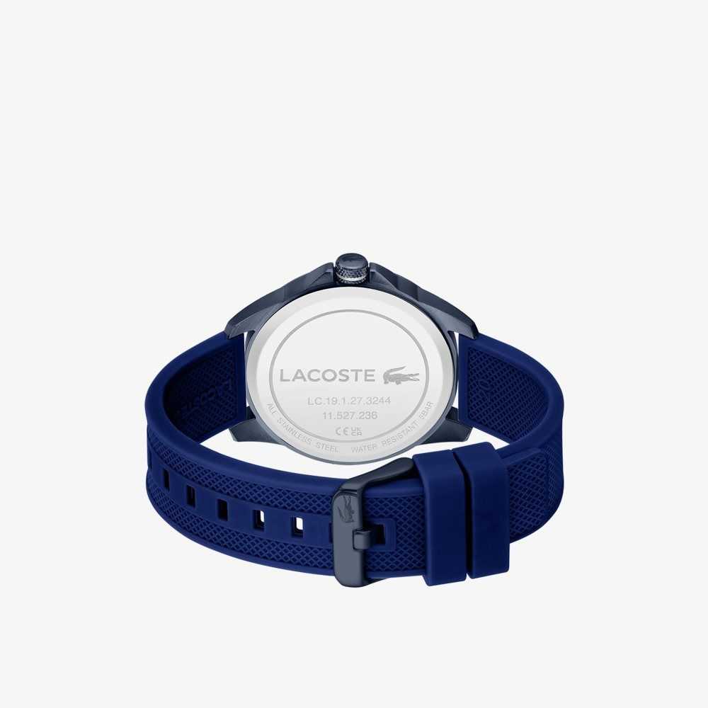 Lacoste Le Croc 3 Hands Blue Silikon Blå | YMAUH-4560