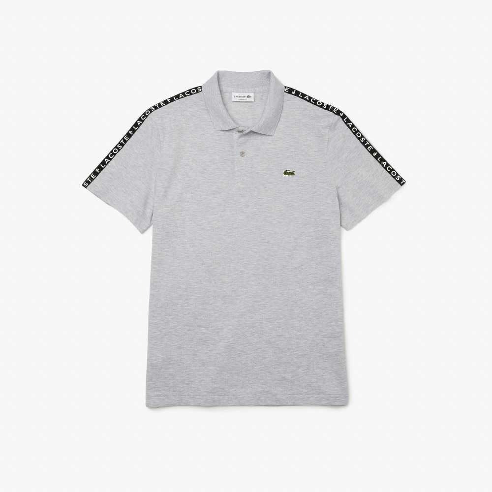 Lacoste Lettered Band Ultra-Lätta Bomull Grå | MKXRD-7420