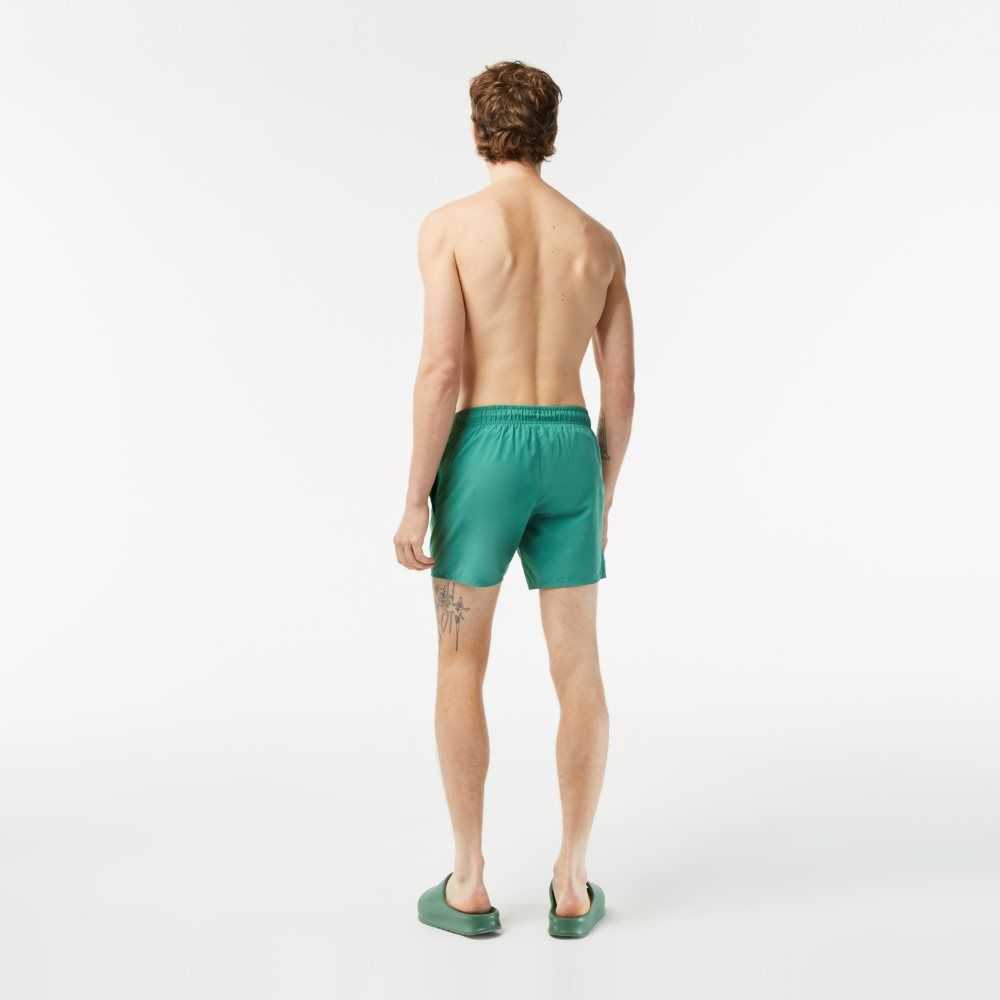 Lacoste Light Quick-Dry Swim Khaki Gröna Gröna | DYOLT-9508