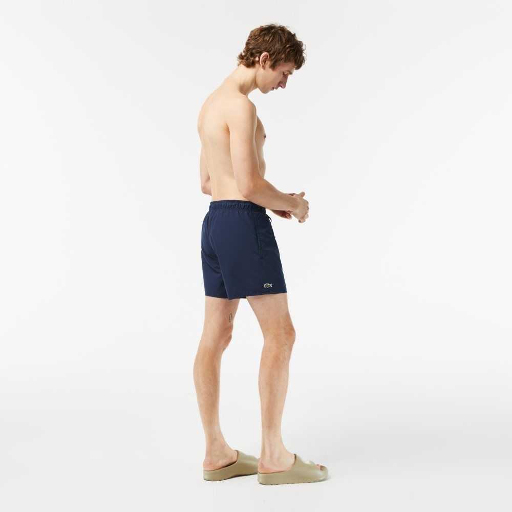 Lacoste Light Quick-Dry Swim Marinblå Blå Gröna | LJGXU-4862