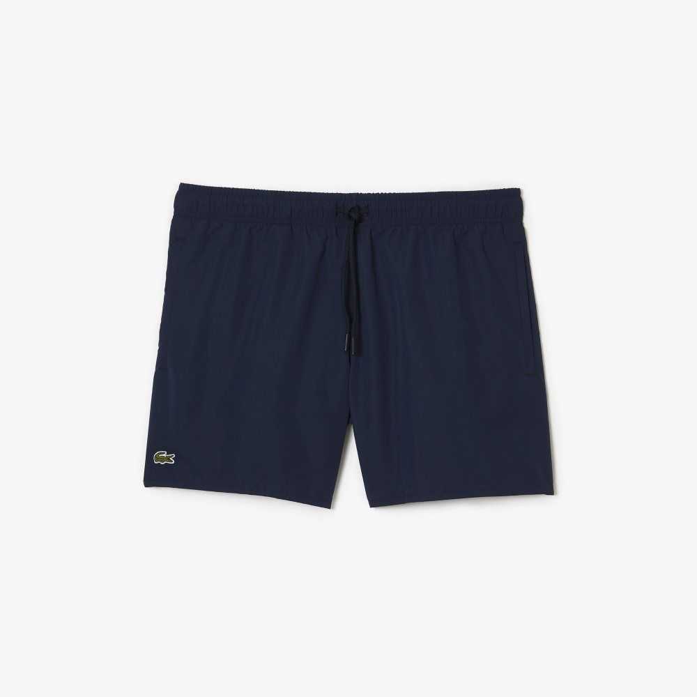 Lacoste Light Quick-Dry Swim Marinblå Blå Gröna | LJGXU-4862