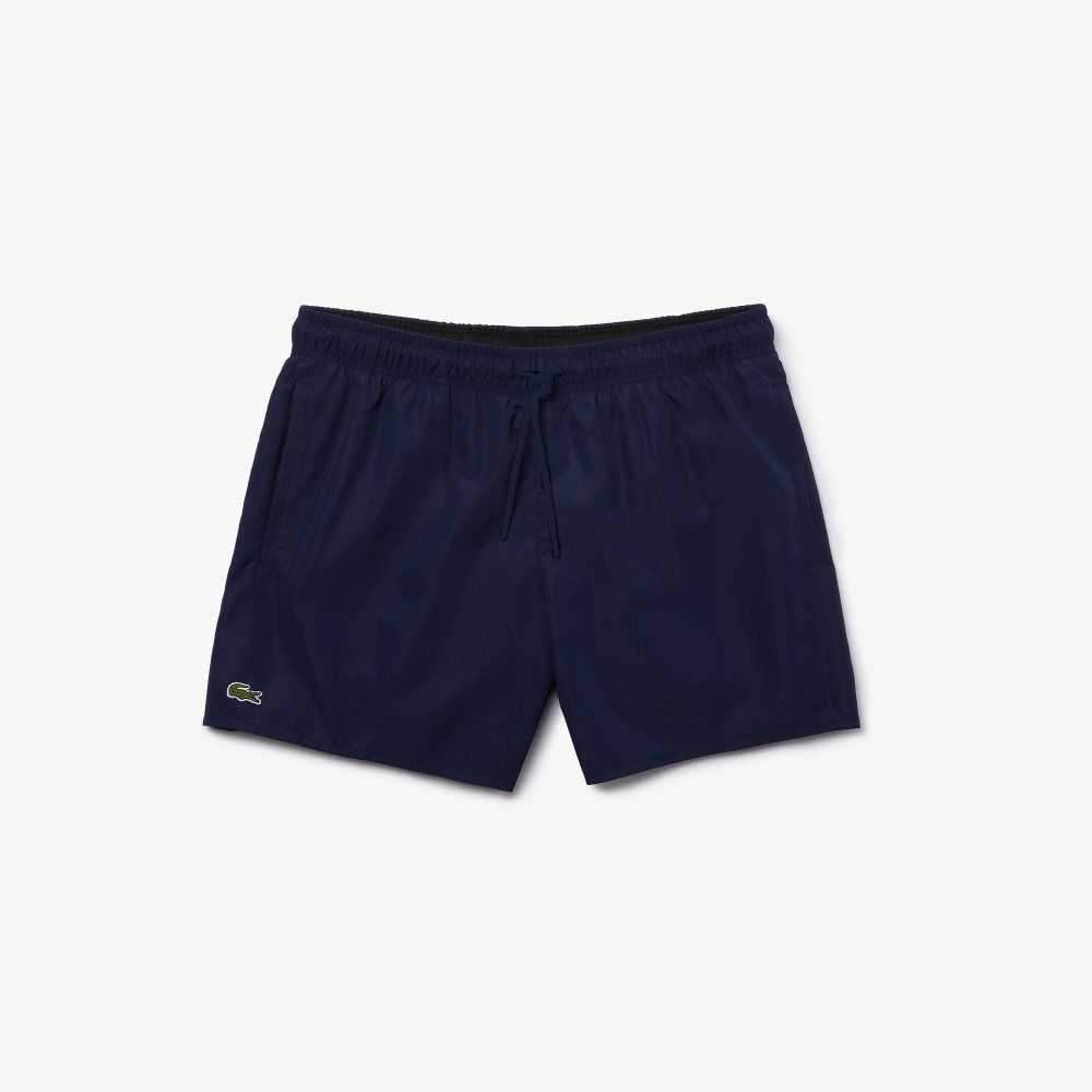 Lacoste Light Quick-Dry Swim Marinblå Blå Svarta | ZYMSH-3894