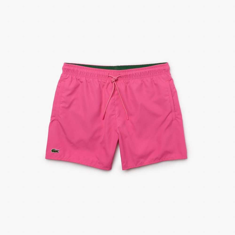 Lacoste Light Quick-Dry Swim Rosa Gröna | KCWSP-8902