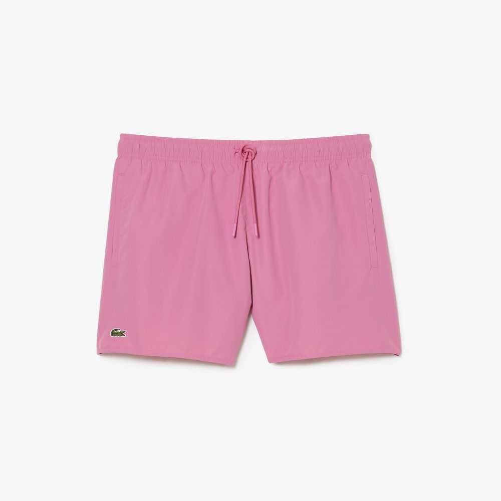 Lacoste Light Quick-Dry Swim Rosa Gröna | VOYDX-7385