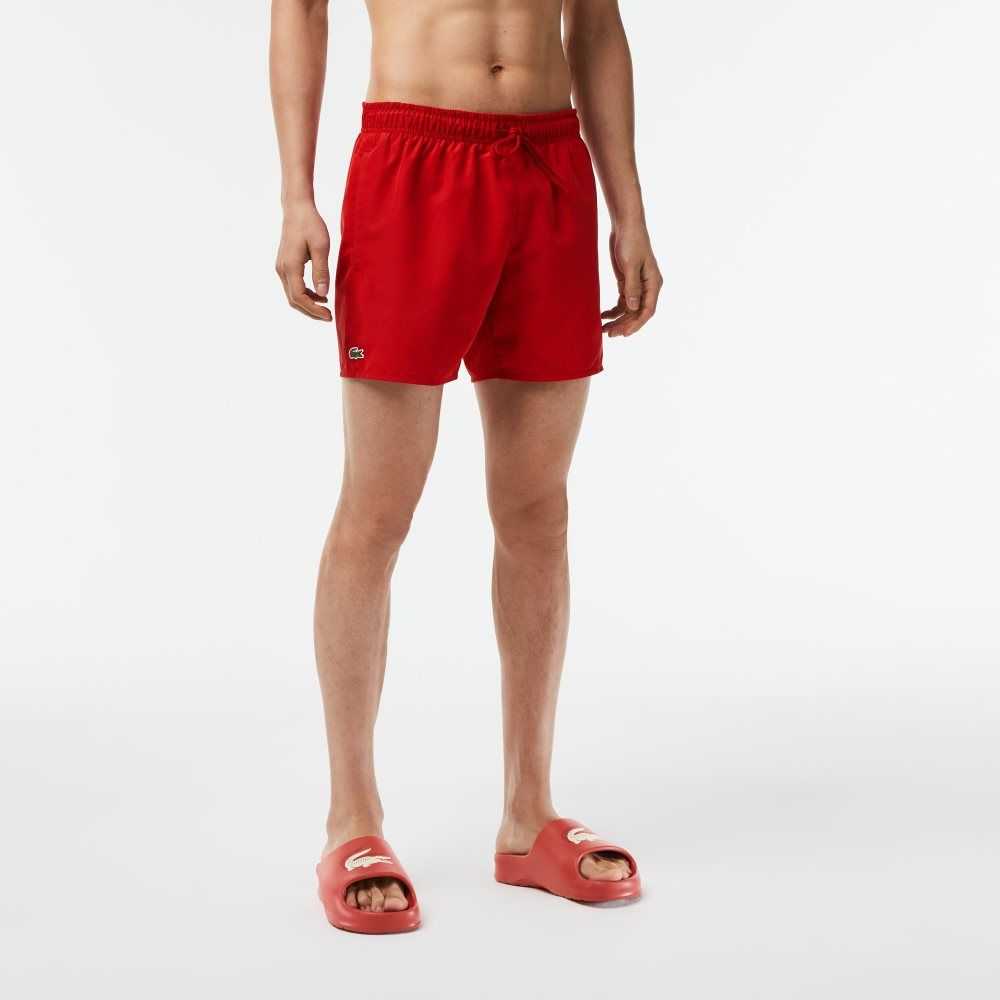 Lacoste Light Quick-Dry Swim Röda Gröna | HZIPS-3625