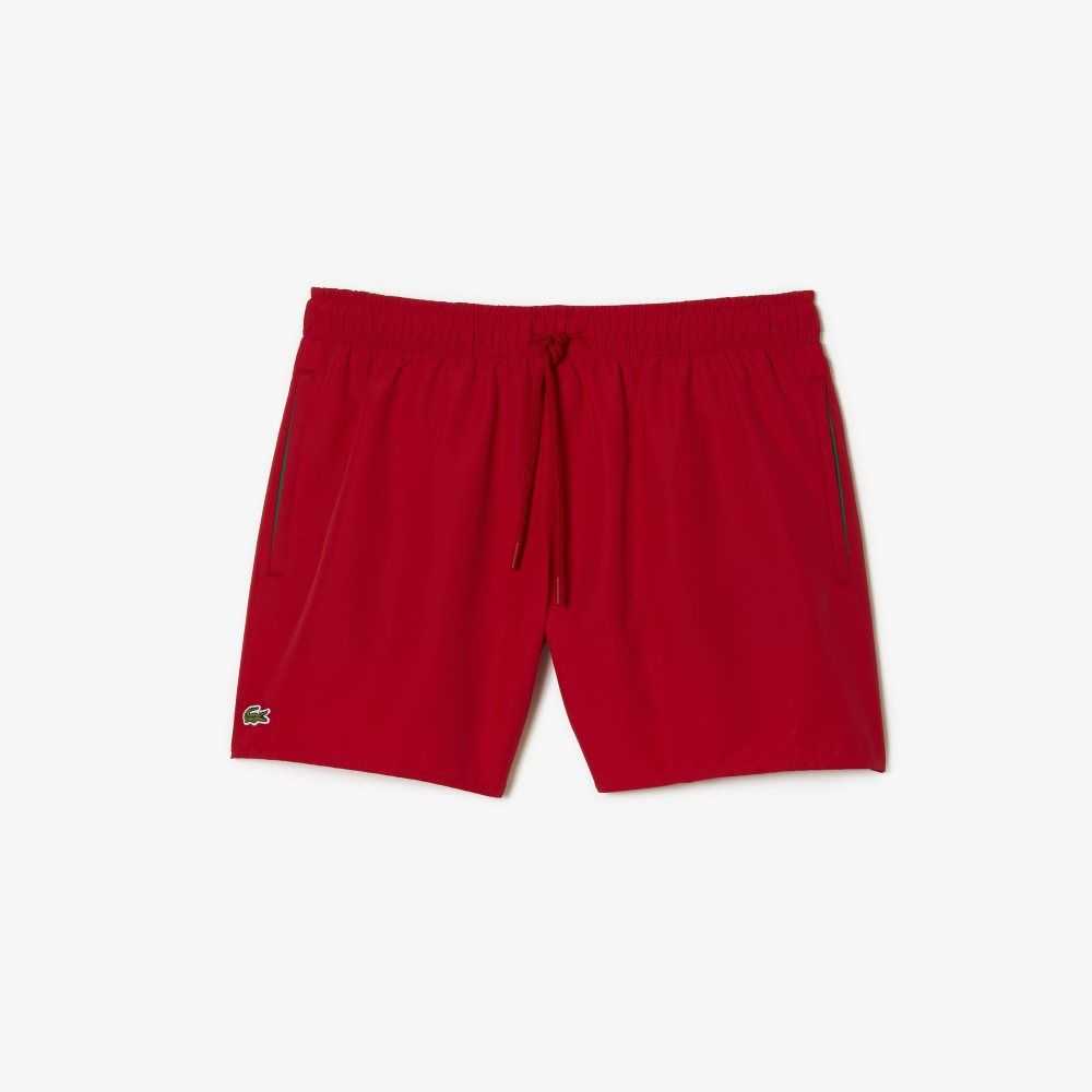 Lacoste Light Quick-Dry Swim Röda Gröna | HZIPS-3625