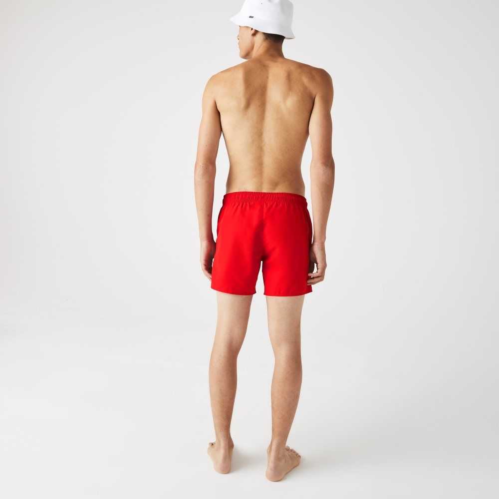 Lacoste Light Quick-Dry Swim Röda Marinblå Blå | JWMZL-3067