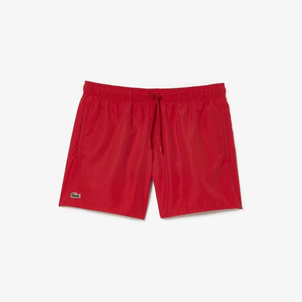 Lacoste Light Quick-Dry Swim Röda Marinblå Blå | JWMZL-3067