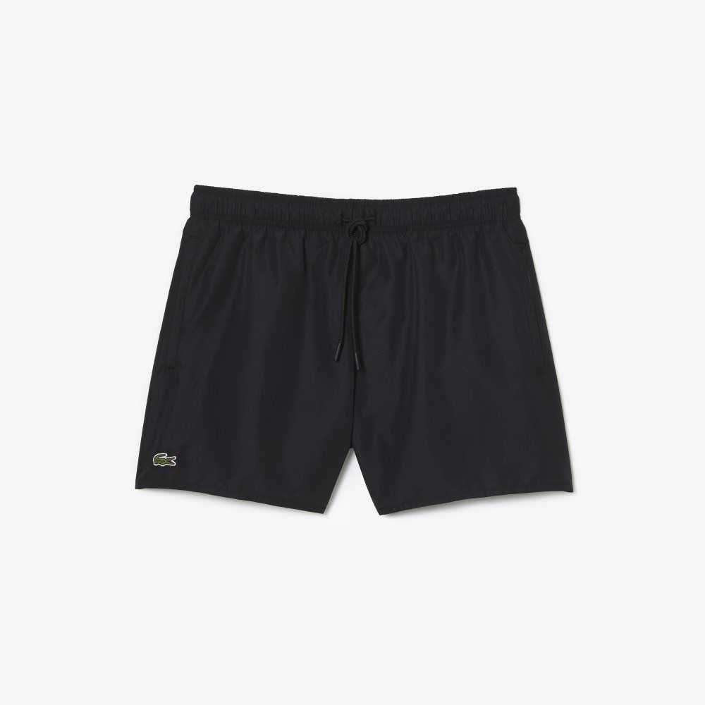 Lacoste Light Quick-Dry Swim Svarta Gröna | GTZUS-3094