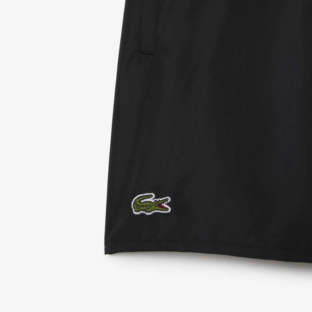 Lacoste Light Quick-Dry Swim Svarta Gröna | GTZUS-3094