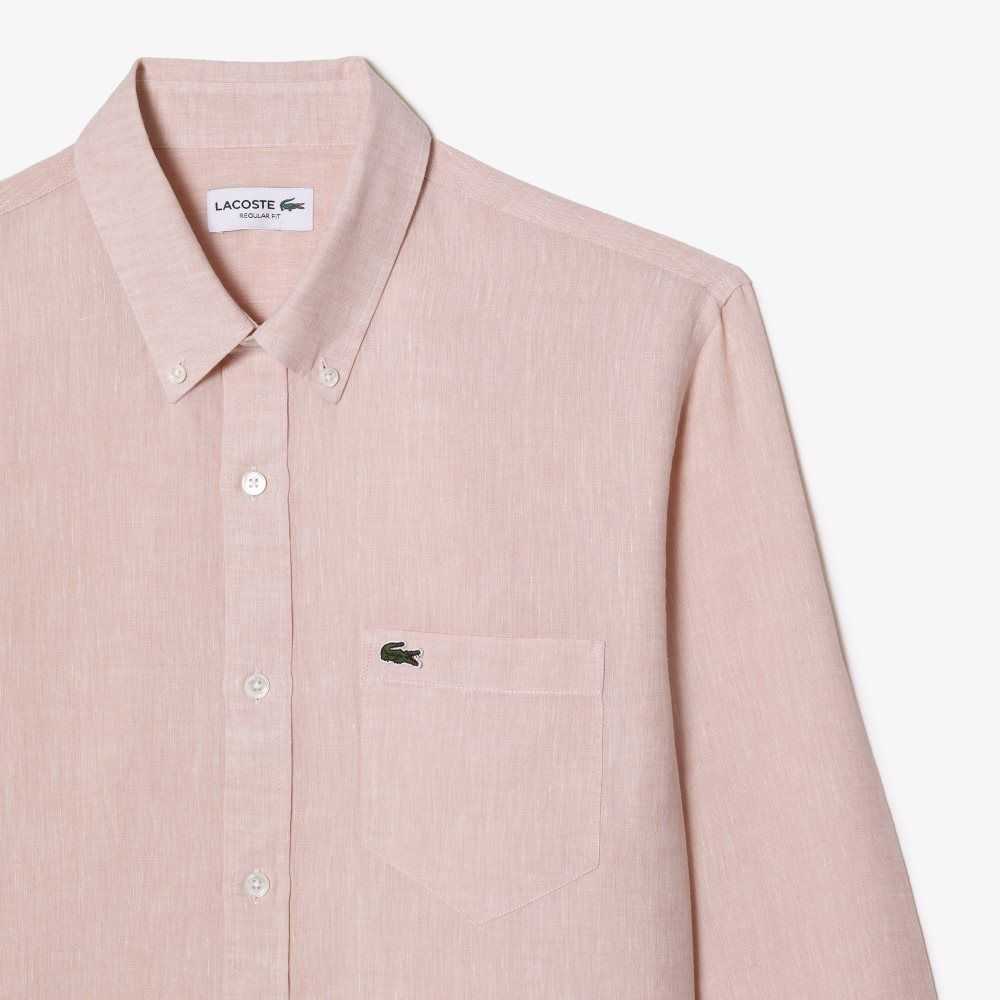 Lacoste Linen Ljusrosa | TJFDO-3790