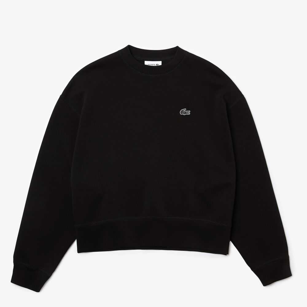 Lacoste Logo Back Svarta | UQKJW-5726