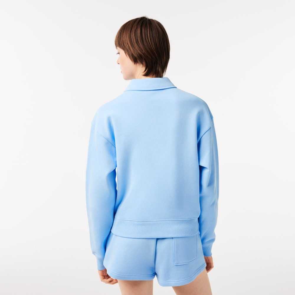 Lacoste Long Sleeve x Sportiga & Rich Blå | SGTNJ-1087