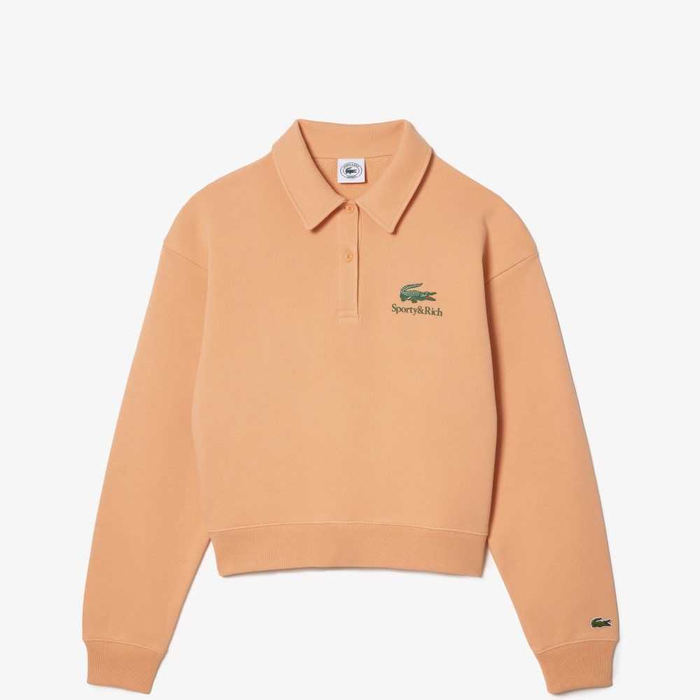 Lacoste Long Sleeve x Sportiga & Rich Ljusorange | PZFLJ-2579