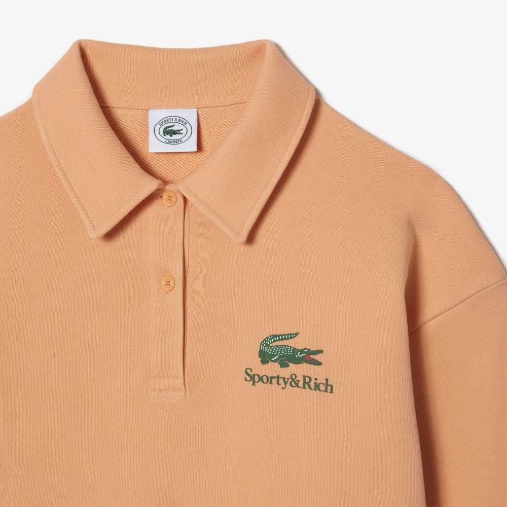 Lacoste Long Sleeve x Sportiga & Rich Ljusorange | PZFLJ-2579