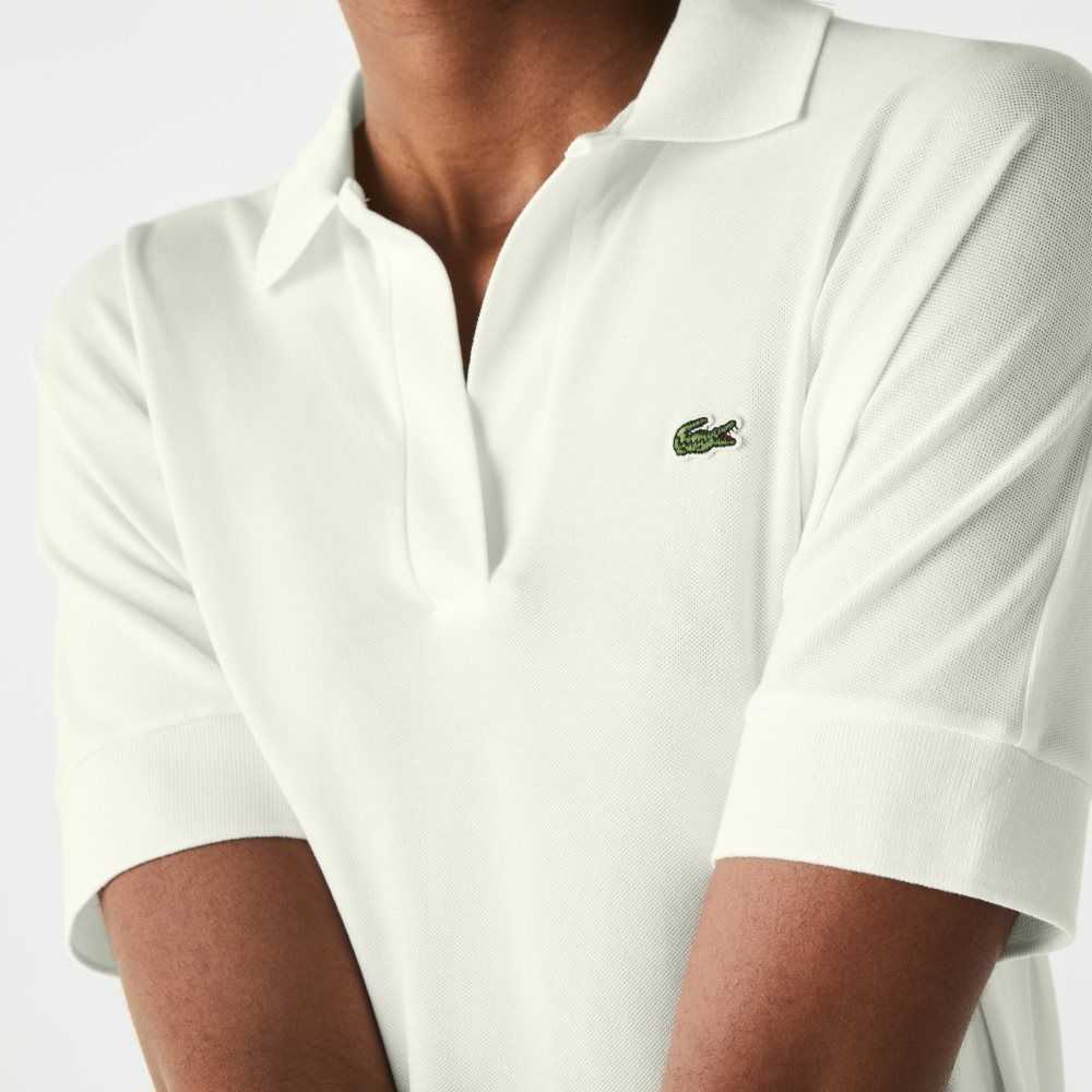 Lacoste Loose Fit Flowy Pique Vita | UBZON-2318