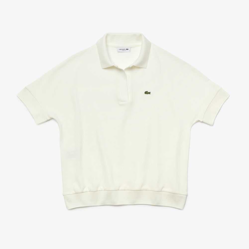 Lacoste Loose Fit Flowy Pique Vita | UBZON-2318