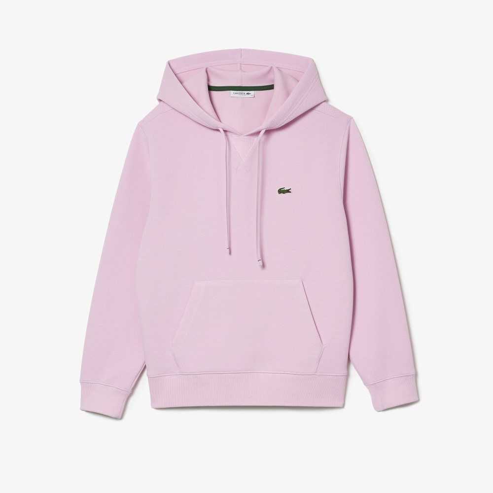 Lacoste Loose Fit Hooded Bomull Blend Rosa | JLCPK-9826