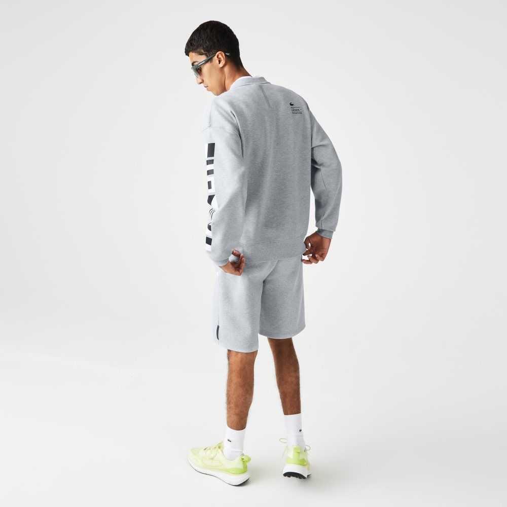 Lacoste Loose Fit Reflective Print Grå | NAIKD-6342