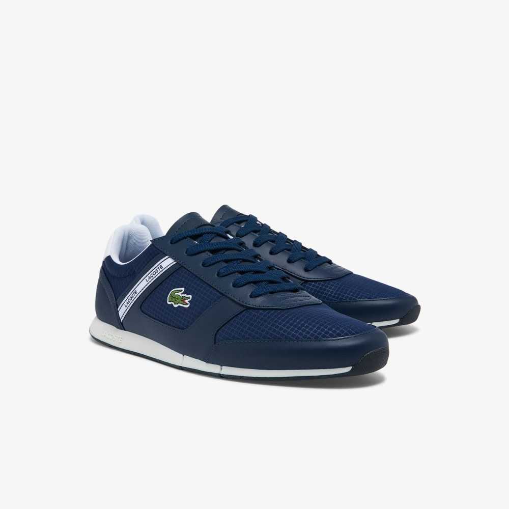 Lacoste Menerva Sport Läder Blå Vita | MVGXT-0671