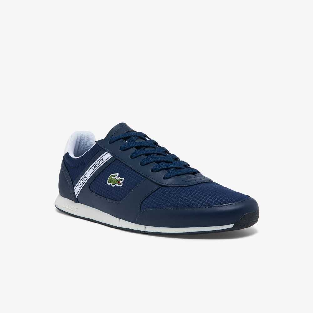 Lacoste Menerva Sport Läder Blå Vita | MVGXT-0671