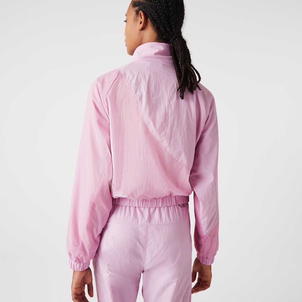 Lacoste Mesh Fodrade Nylon Rosa | FYQEG-0714