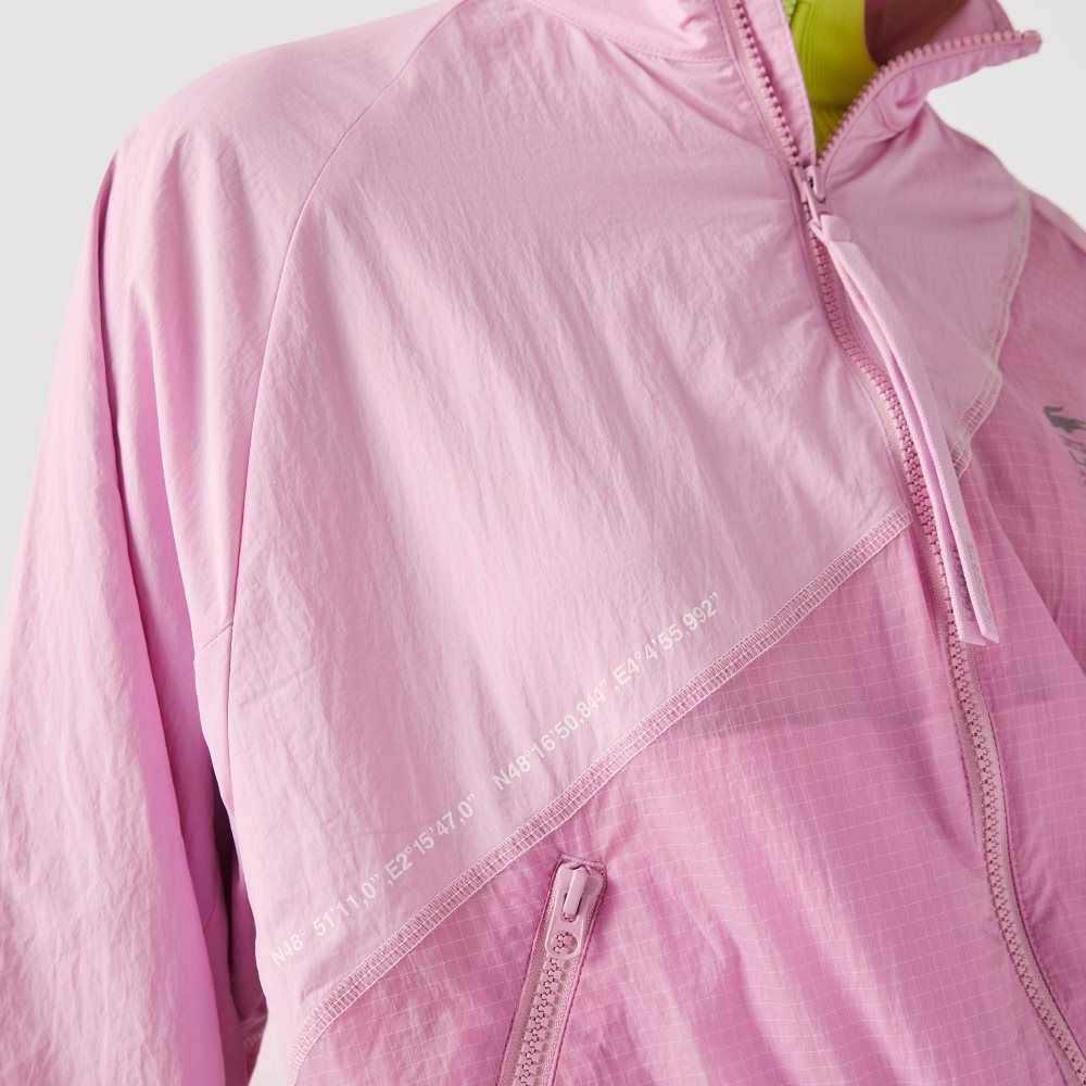 Lacoste Mesh Fodrade Nylon Rosa | FYQEG-0714