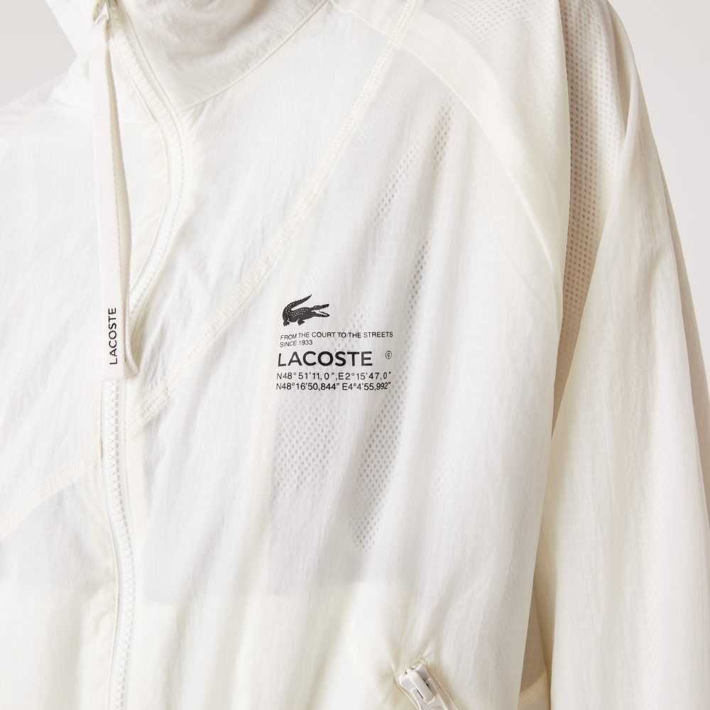 Lacoste Mesh Fodrade Nylon Vita | QMZGU-6821