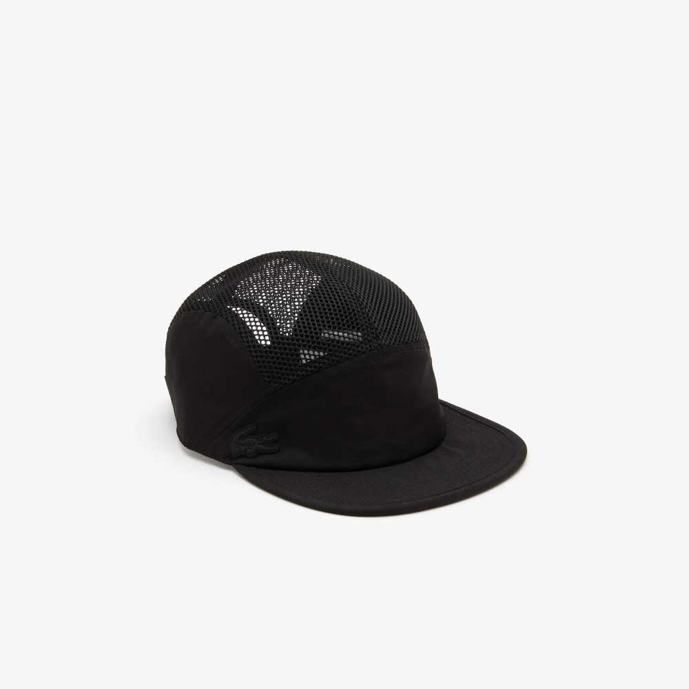 Lacoste Mesh Panel Soft Visor Svarta | DNTRK-1634