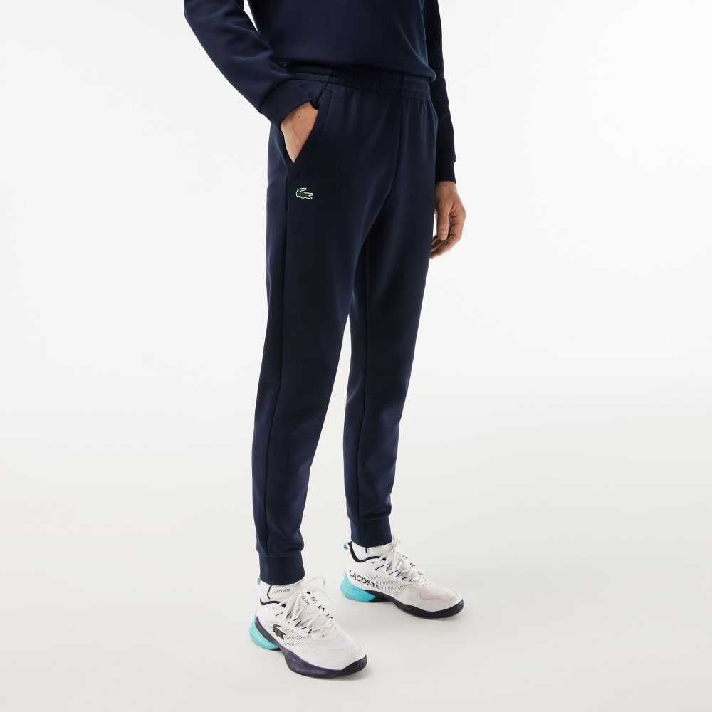 Lacoste Mesh Panels Trackpants Marinblå Blå | DGSEV-4065