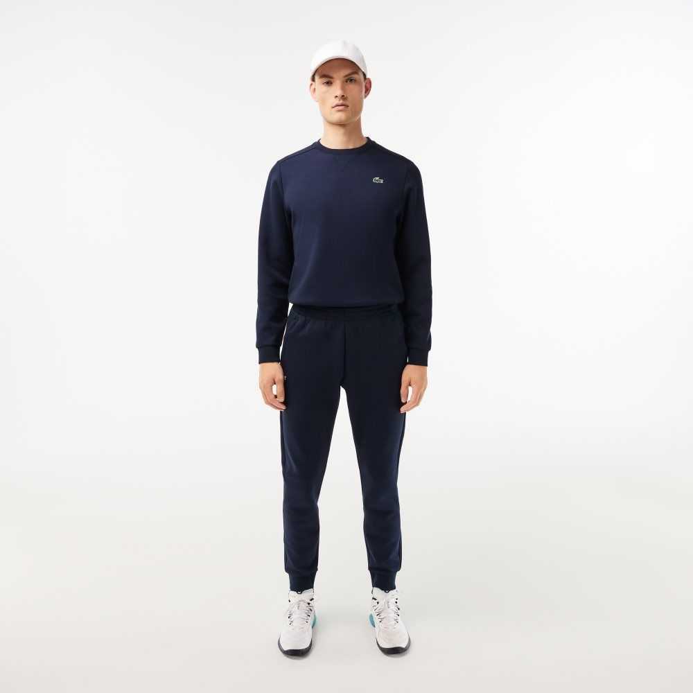 Lacoste Mesh Panels Trackpants Marinblå Blå | DGSEV-4065