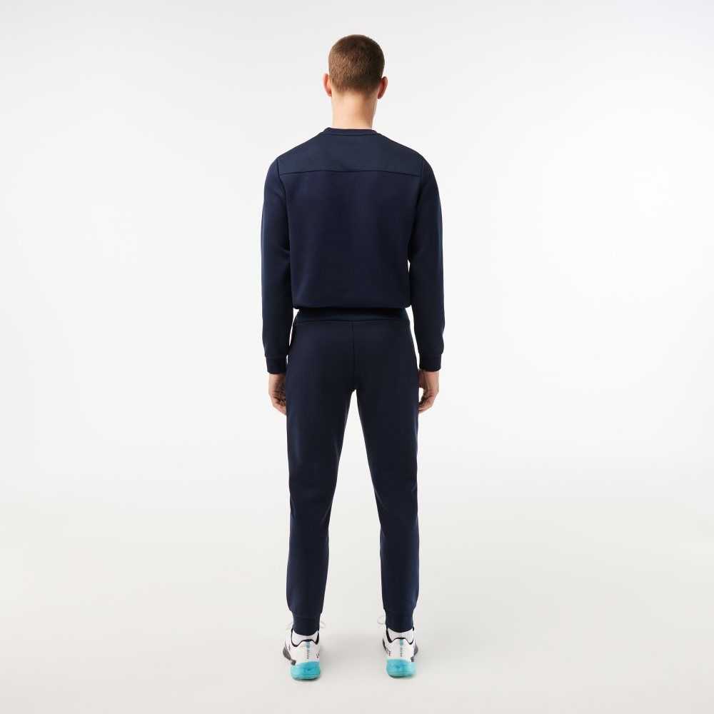 Lacoste Mesh Panels Trackpants Marinblå Blå | DGSEV-4065