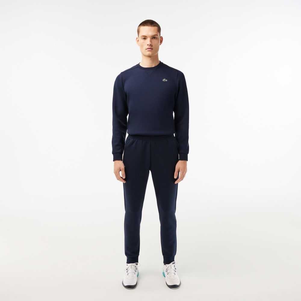 Lacoste Mesh Panels Trackpants Marinblå Blå | DGSEV-4065