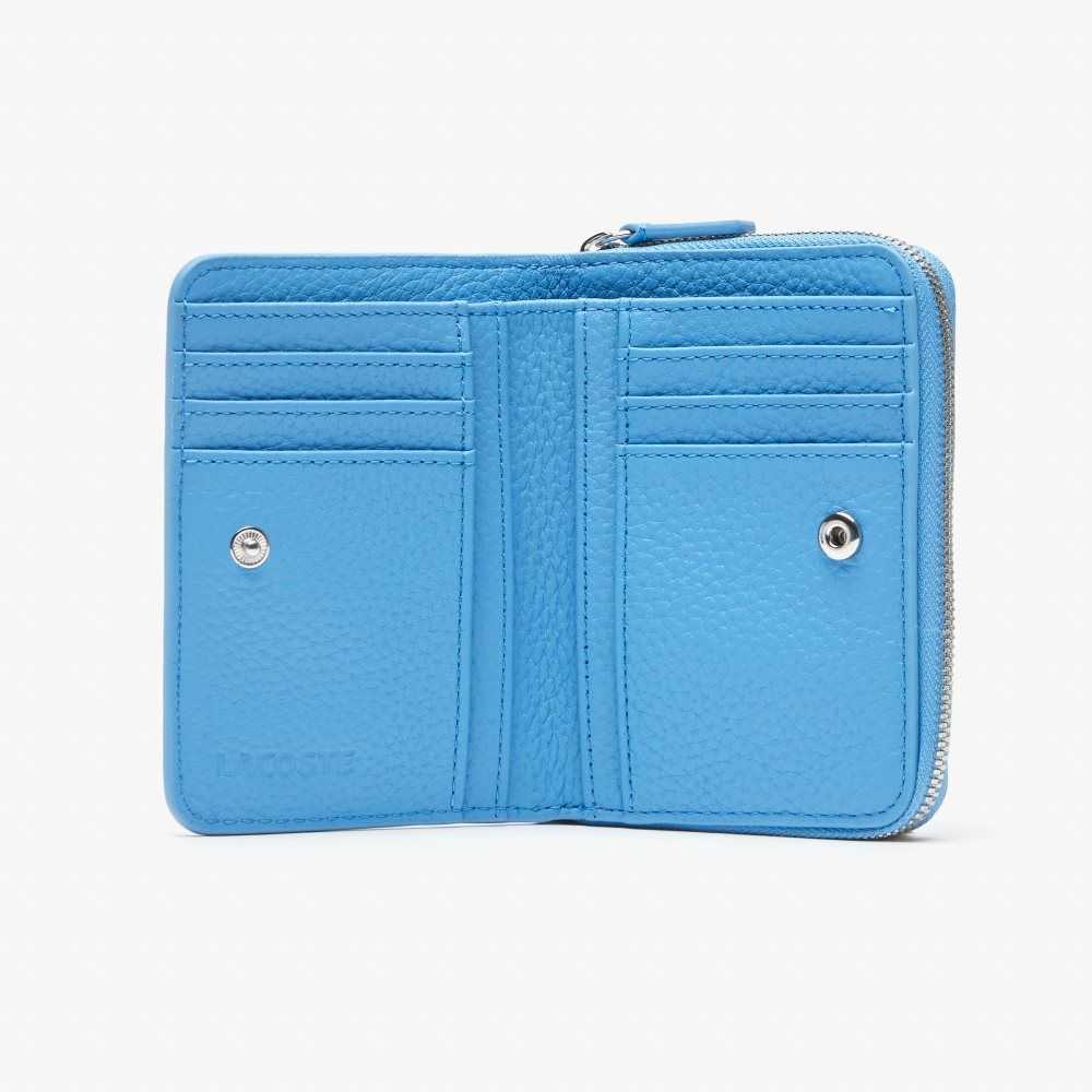 Lacoste Metal Plate Small Zip Wallet Olika Färger | KUISP-1039