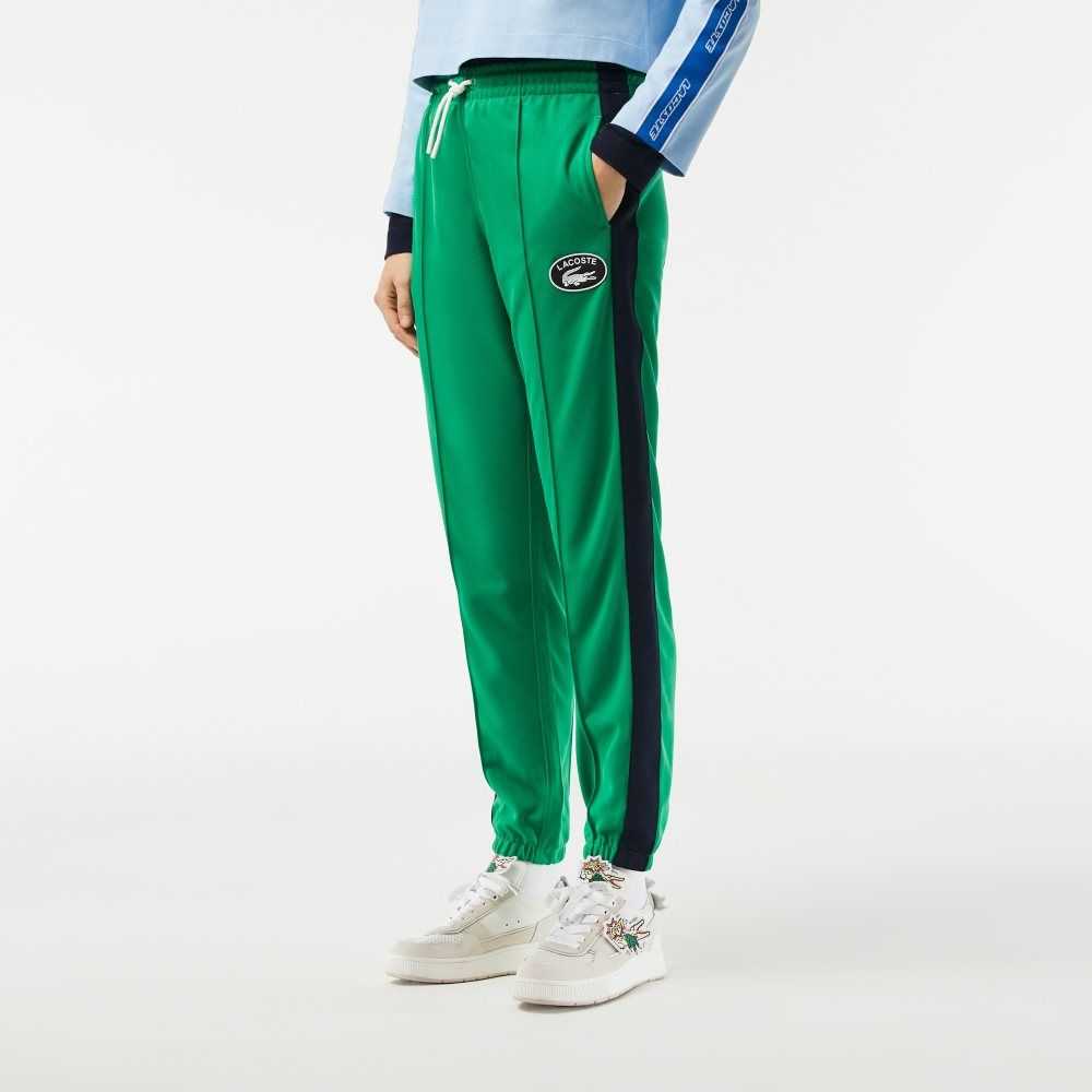 Lacoste Mini Pique Trackpants Gröna | IOWGF-9170