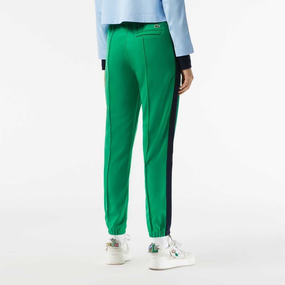 Lacoste Mini Pique Trackpants Gröna | IOWGF-9170