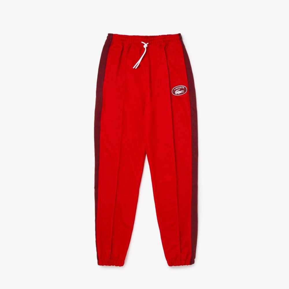 Lacoste Mini Pique Trackpants Röda | YSCEF-1640