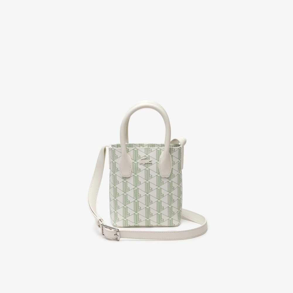 Lacoste Monogram Print Mini Satchel Olika Färger | AHUNM-9108