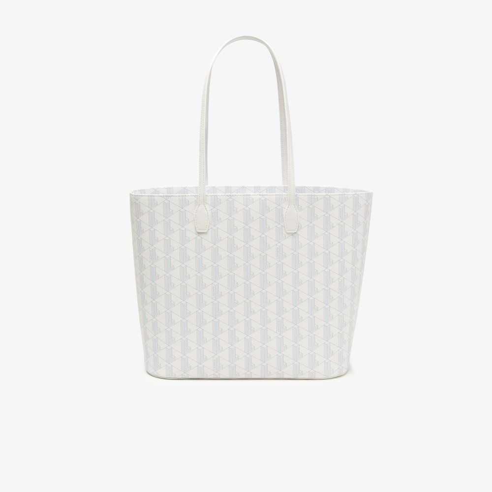 Lacoste Monogram Print Tote Olika Färger | GUKHL-3702