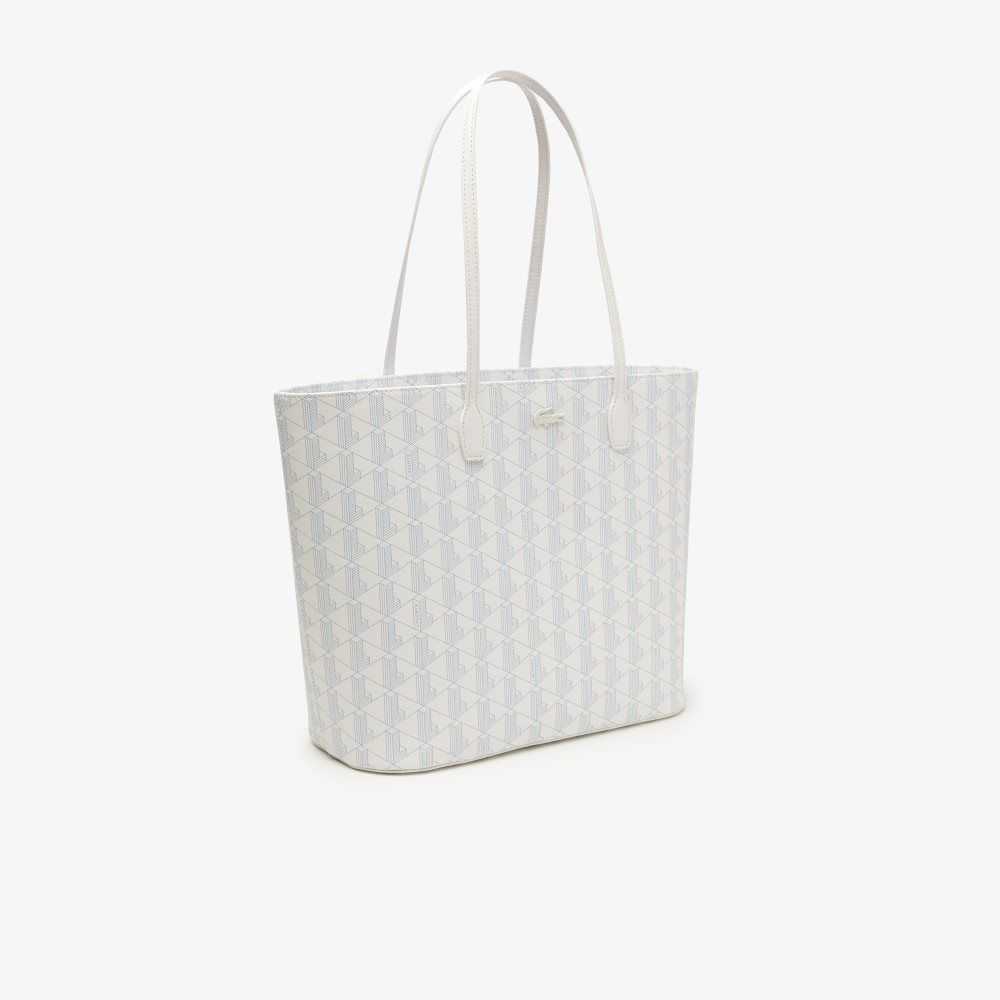 Lacoste Monogram Print Tote Olika Färger | GUKHL-3702