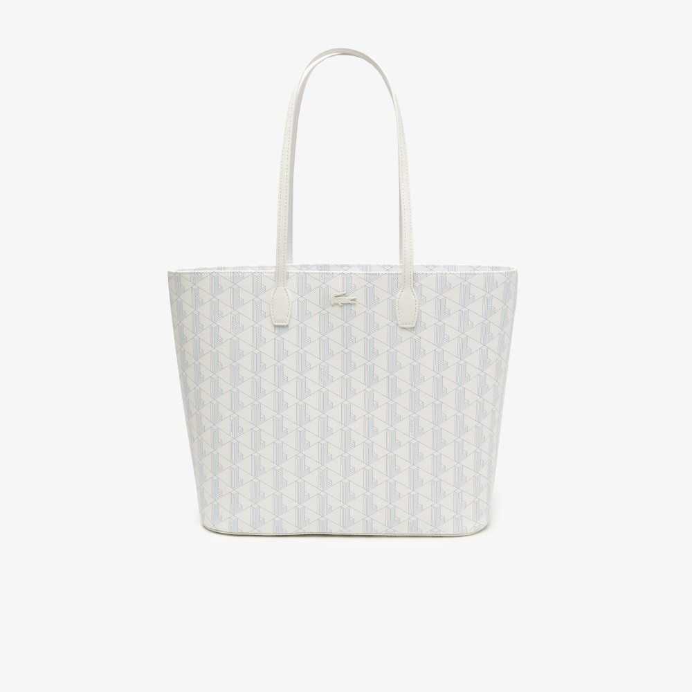 Lacoste Monogram Print Tote Olika Färger | GUKHL-3702