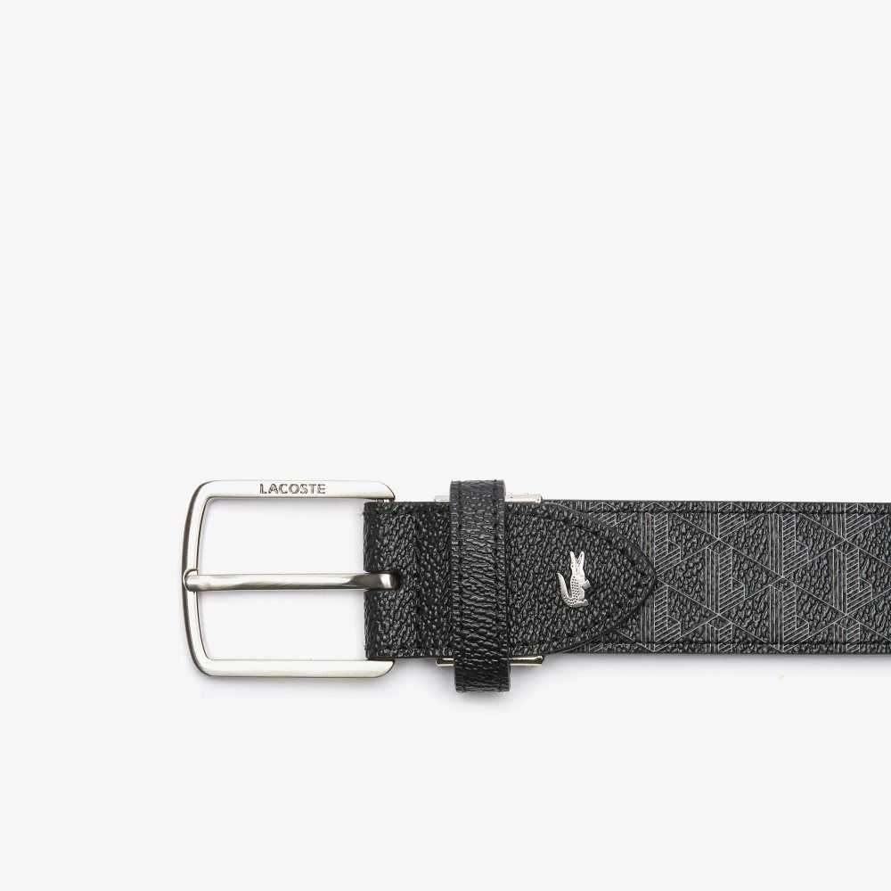 Lacoste Monogram Tongue Spännen Woven Belt Olika Färger | BLFHZ-1264