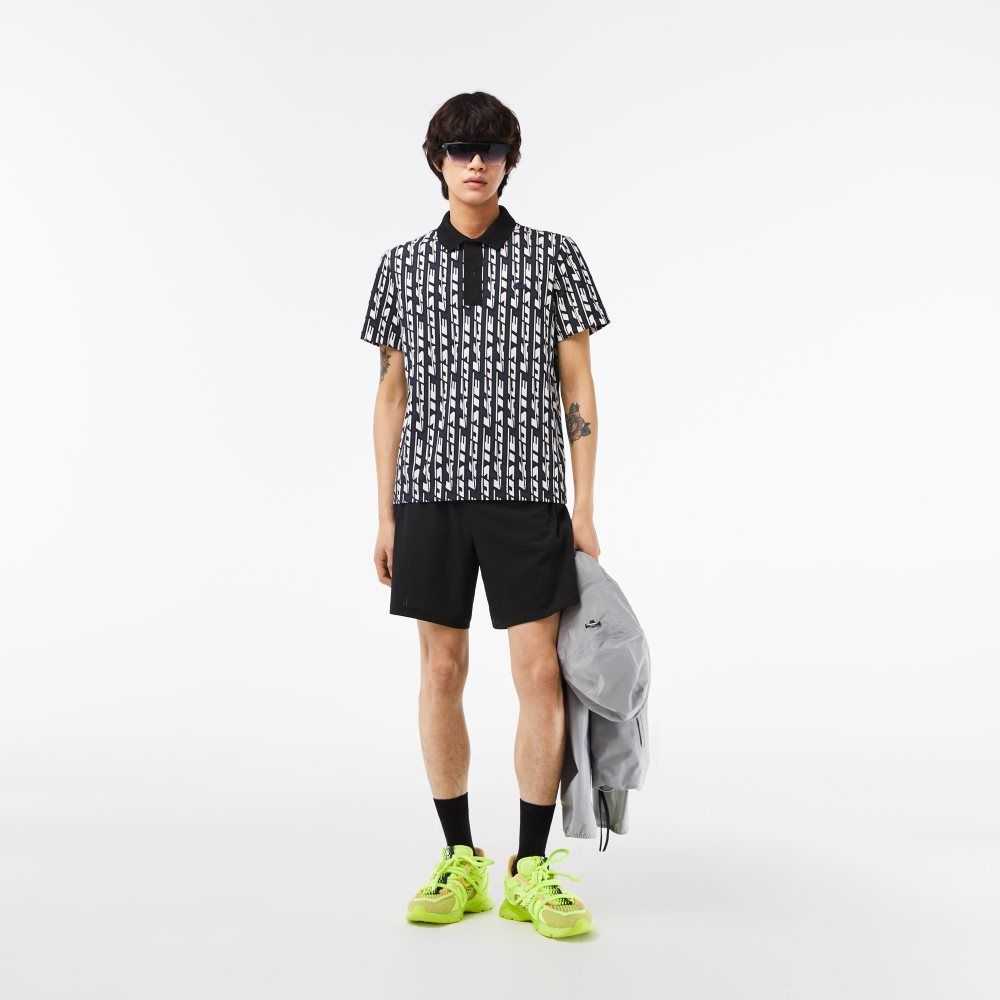 Lacoste Movement Two-Tone Printed Blå Vita | KEYQT-8436