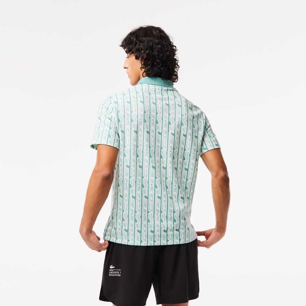 Lacoste Movement Two-Tone Printed Gröna Ljusgröna | SFEPA-8561