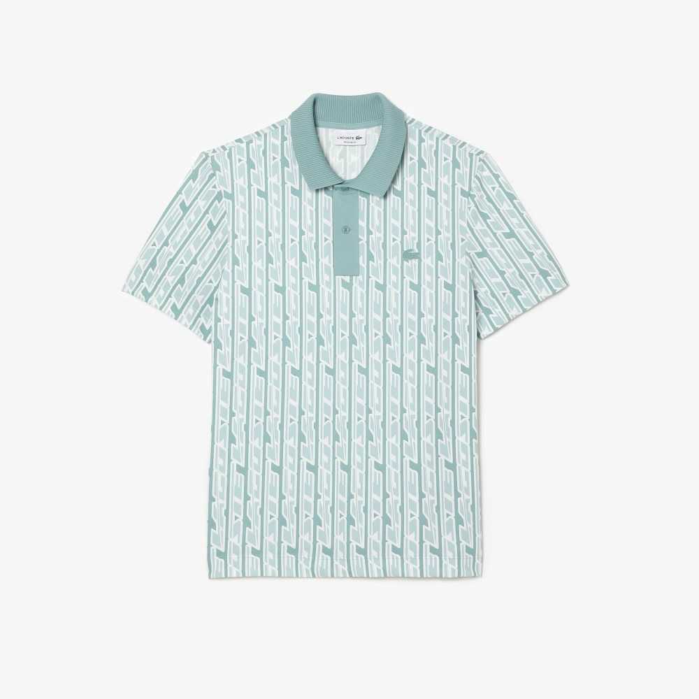 Lacoste Movement Two-Tone Printed Gröna Ljusgröna | SFEPA-8561