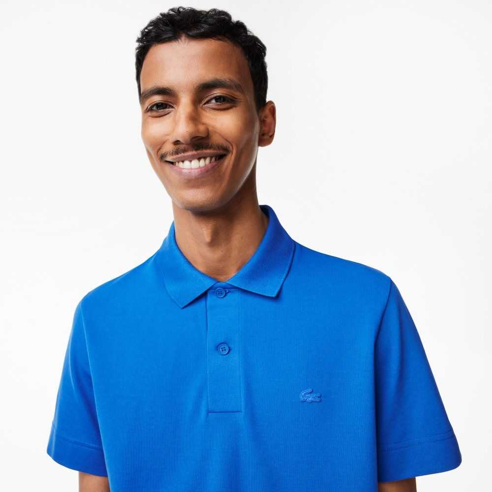 Lacoste Movement Ultra Light Pique Blå | QVILC-7956