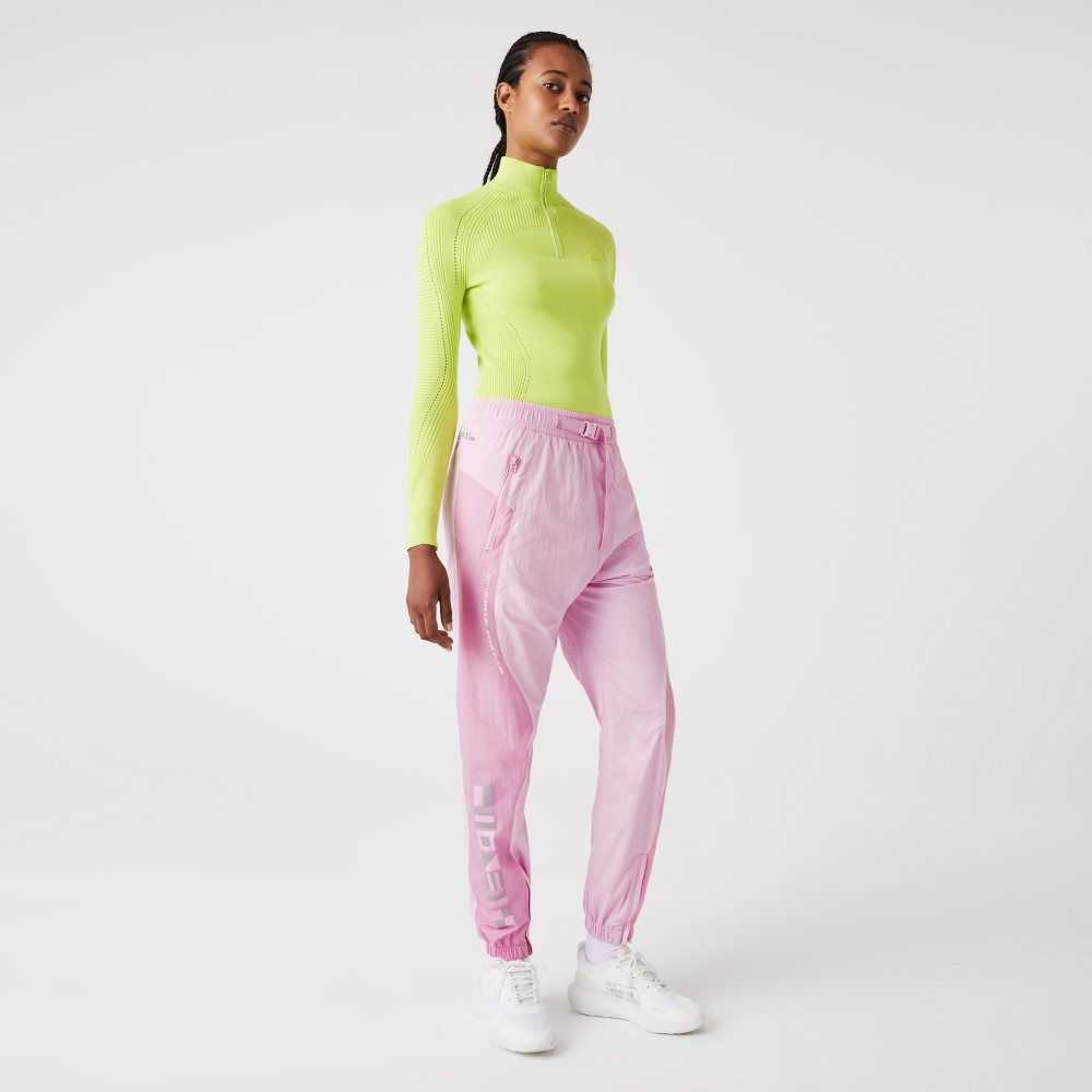 Lacoste Nautical Print Trackpants Rosa | BAFHX-6271