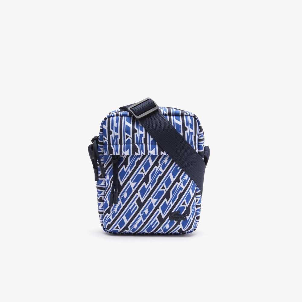 Lacoste Neocroc Logo Print Vertical Messenger Olika Färger | VJNOK-7198