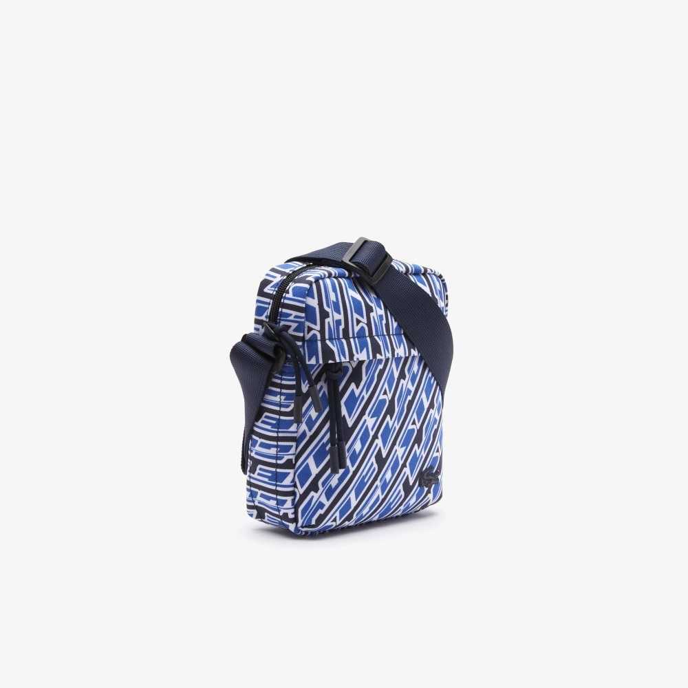 Lacoste Neocroc Logo Print Vertical Messenger Olika Färger | VJNOK-7198